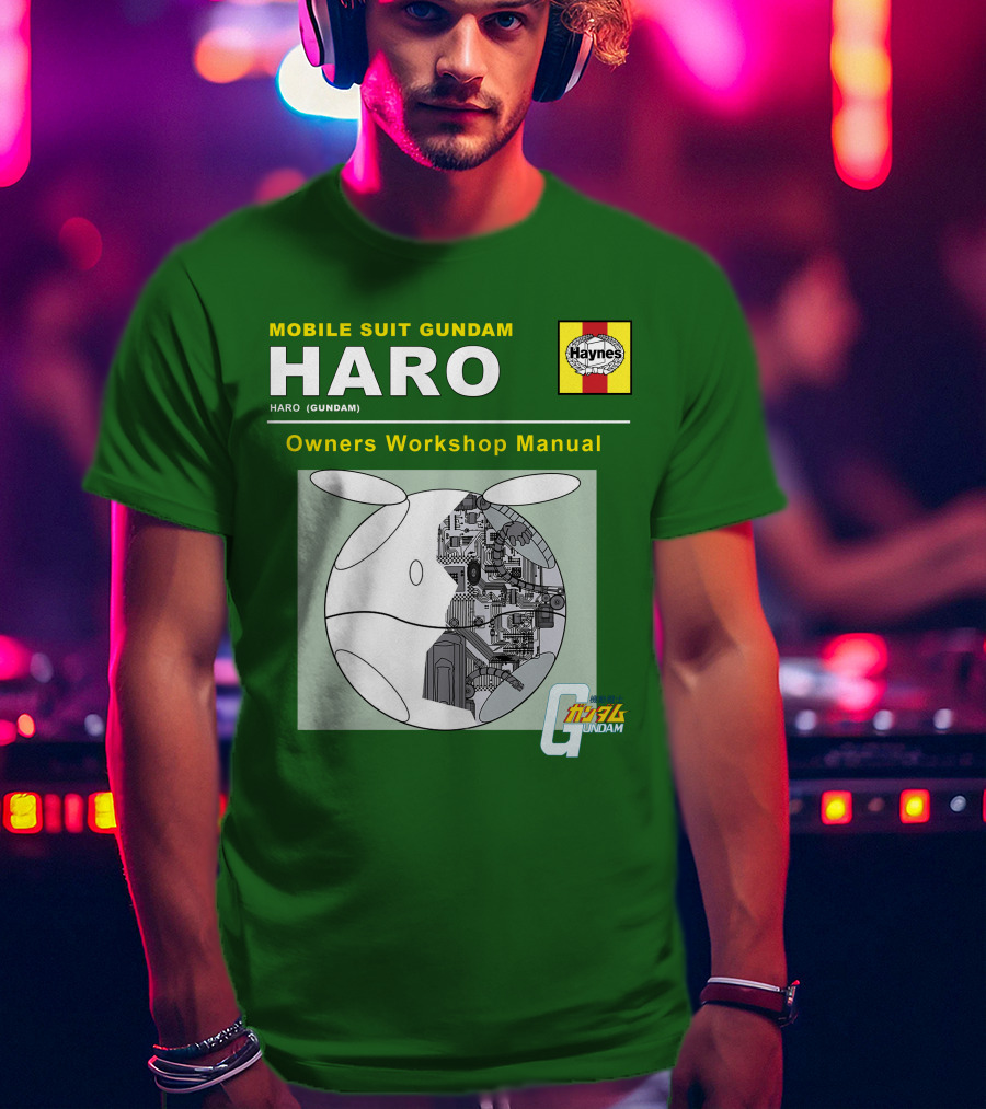 MOBILE SUIT GUNDAM HARO Owners Workshop Manual Haynes GUNDAM T-Shirt
