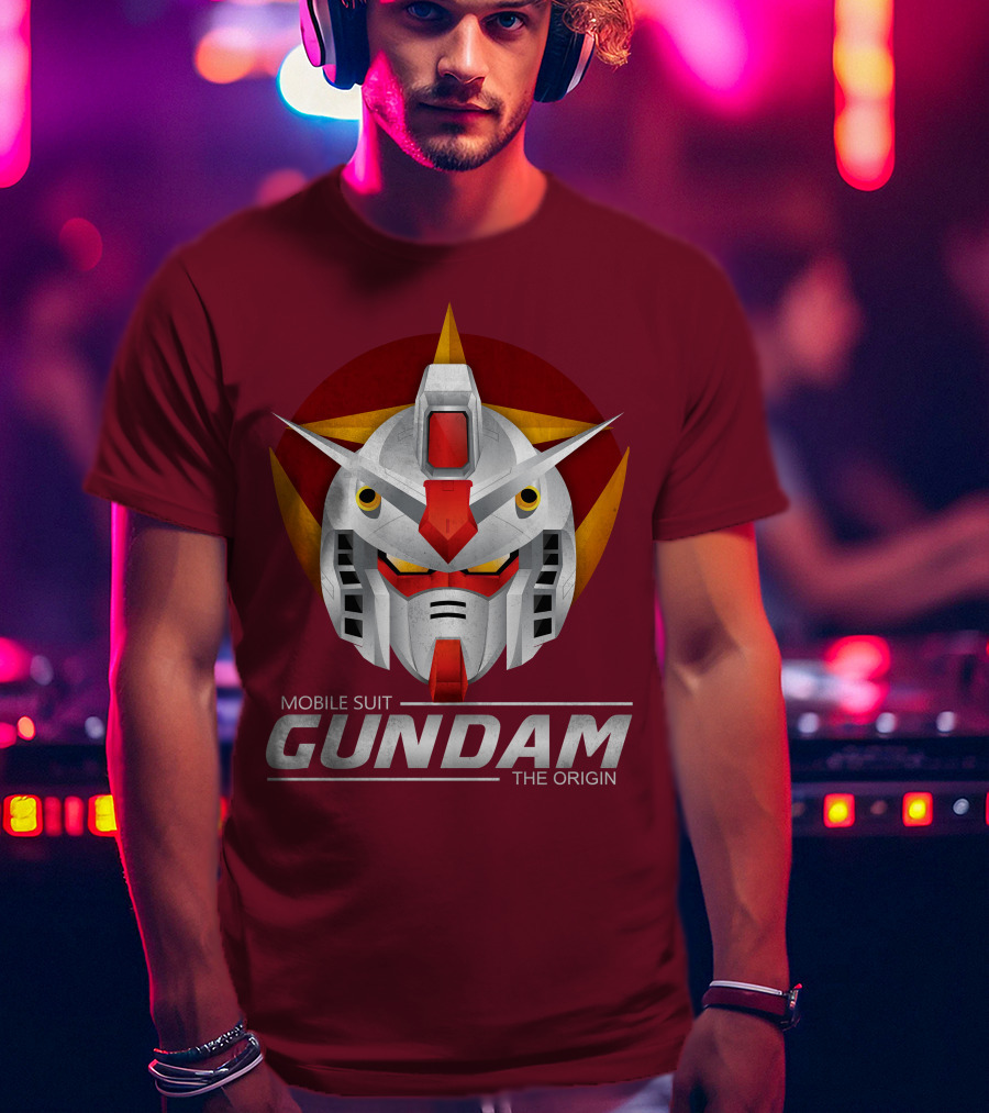 Mobile Suit Gundam The Origin Mecha Head T-Shirt