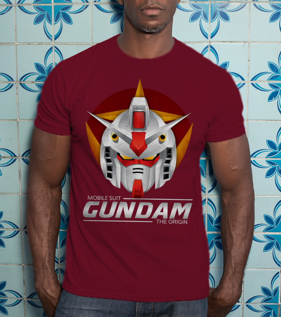 Mobile Suit Gundam The Origin Mecha Head T-Shirt