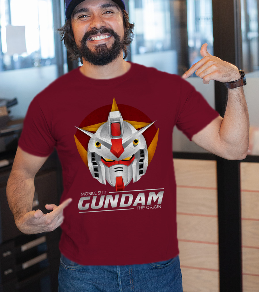 Mobile Suit Gundam The Origin Mecha Head T-Shirt