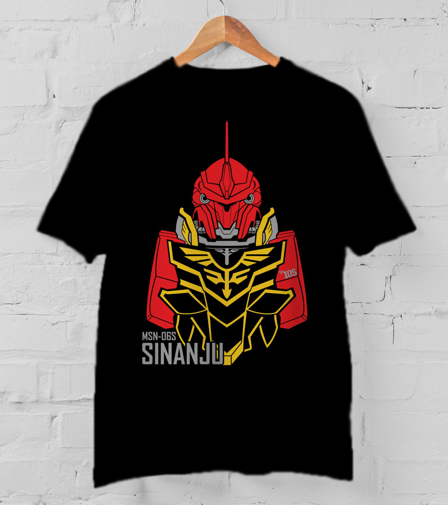 MSN-06S Sinanju Red Warrior Gundam T-Shirt