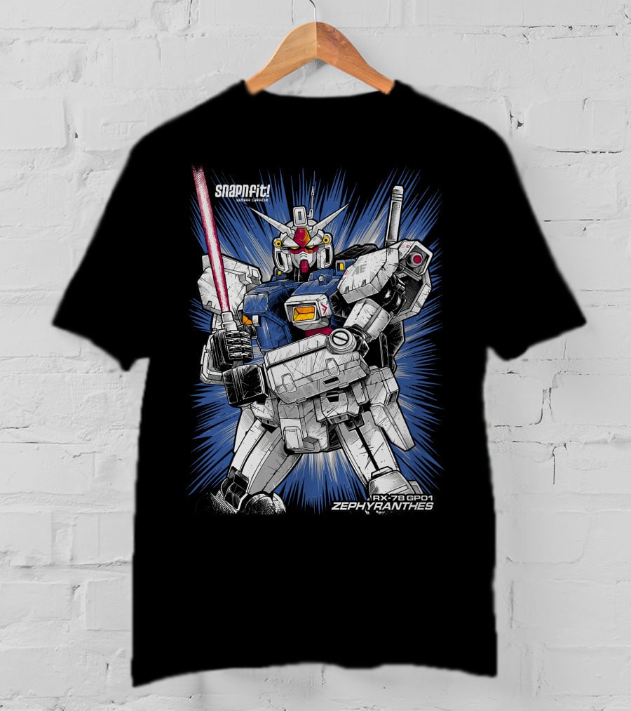 Snapfit Zephyranthes RX-78 GP01 Gundam T-Shirt