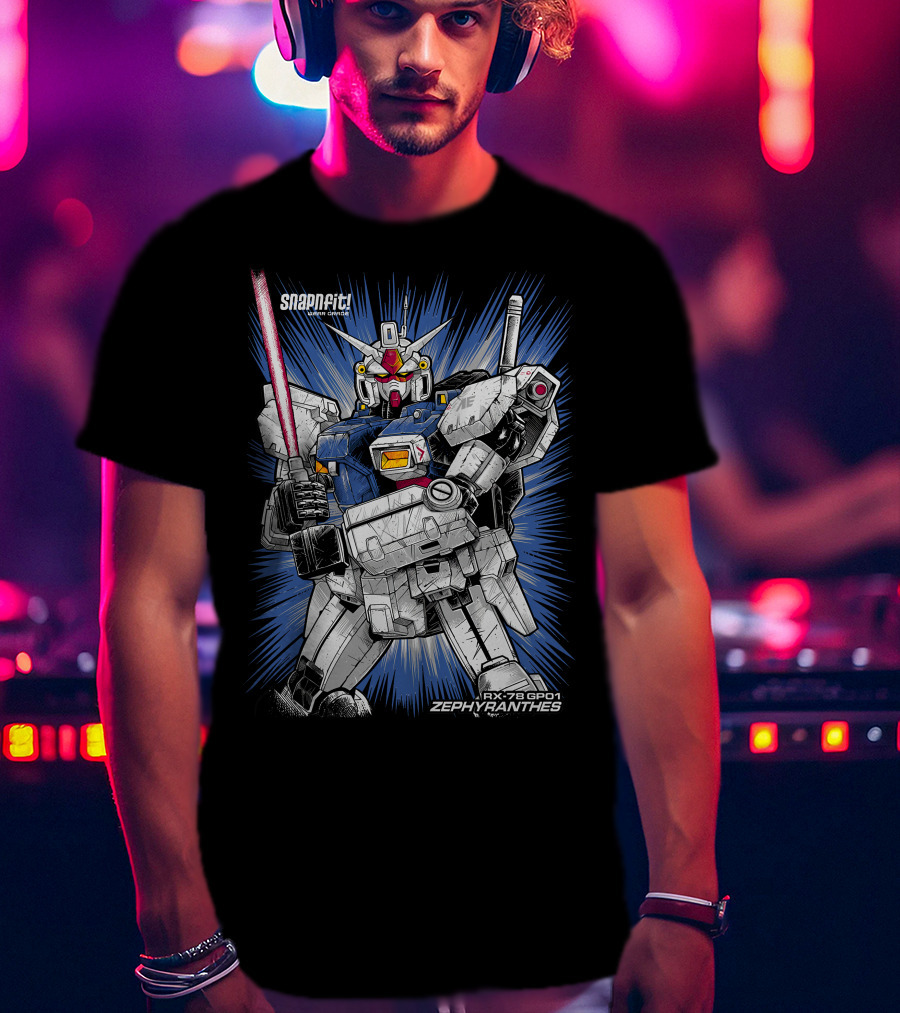 Snapfit Zephyranthes RX-78 GP01 Gundam T-Shirt