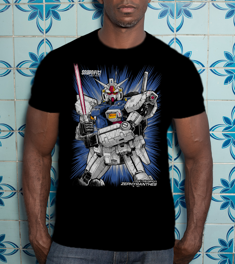 Snapfit Zephyranthes RX-78 GP01 Gundam T-Shirt