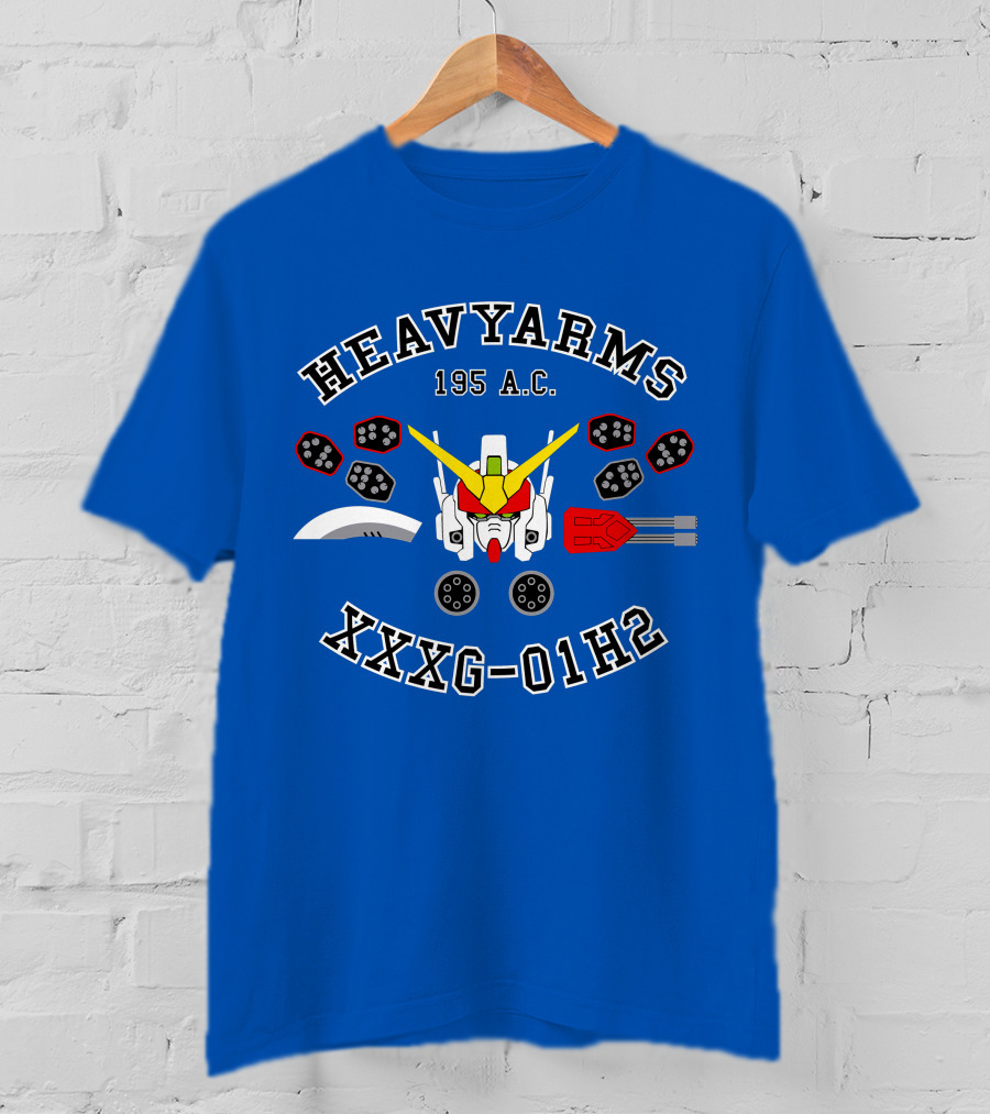 Heavyarms 195 A.C. XXXG-01H2 Gundam Wing T-Shirt