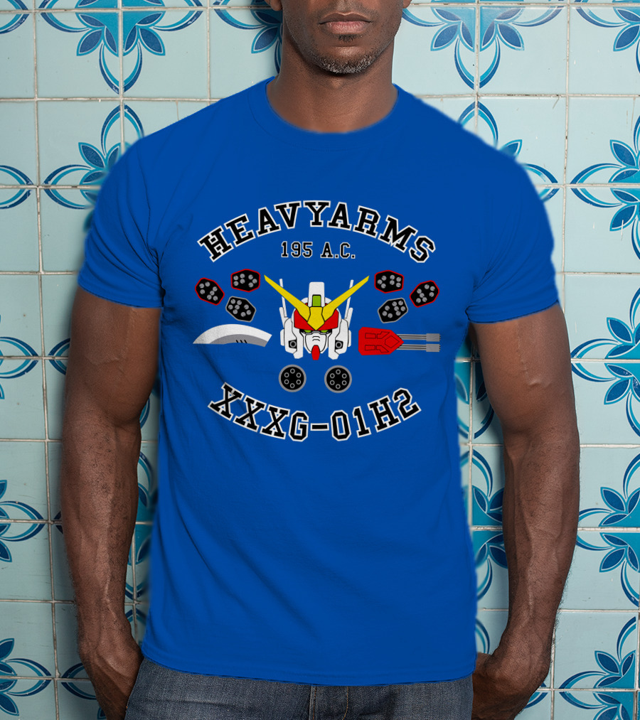 Heavyarms 195 A.C. XXXG-01H2 Gundam Wing T-Shirt
