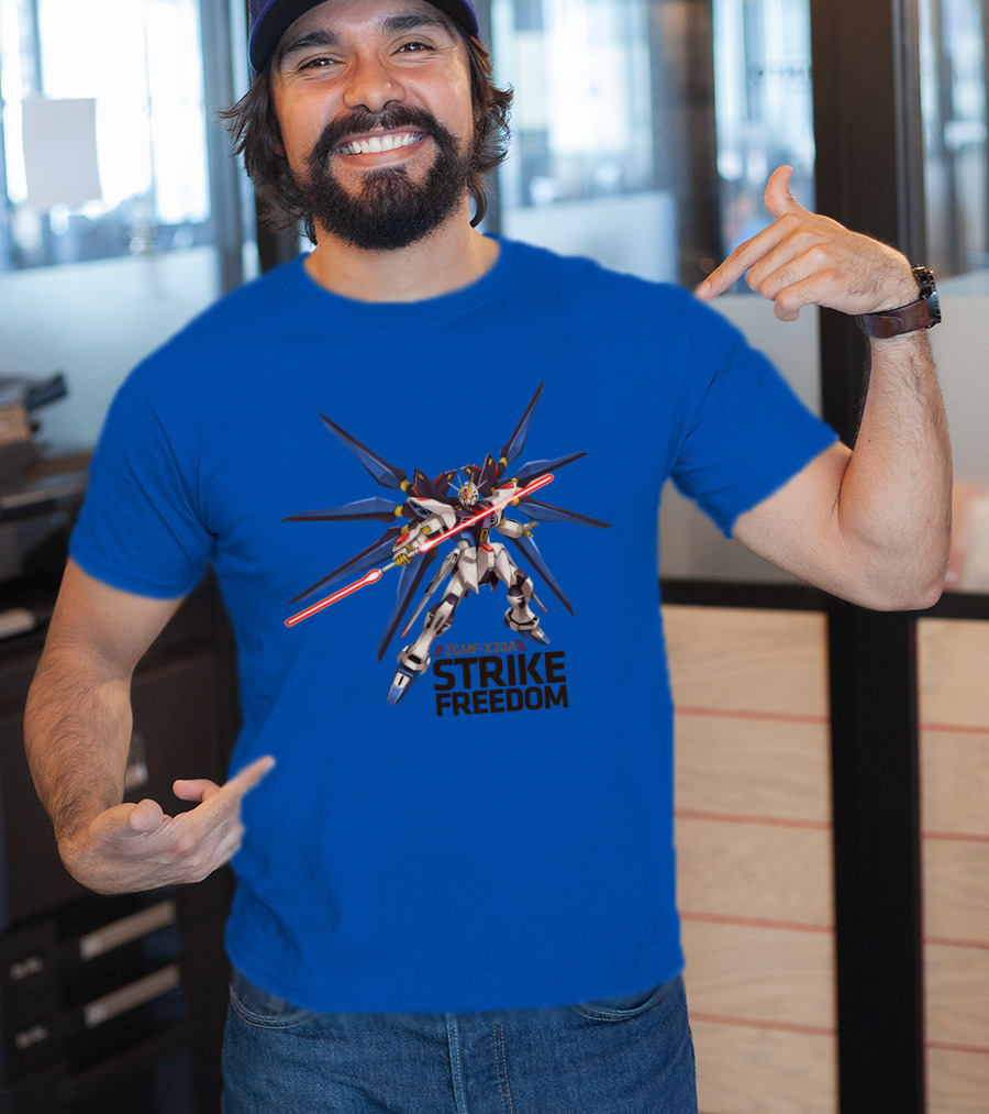 ZGMF-X20A Strike Freedom Gundam Mobile Suit T-Shirt