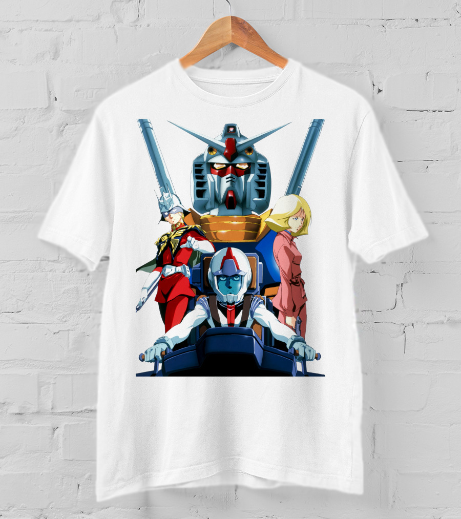 Mobile Suit Gundam Anime Characters Compilation T-Shirt