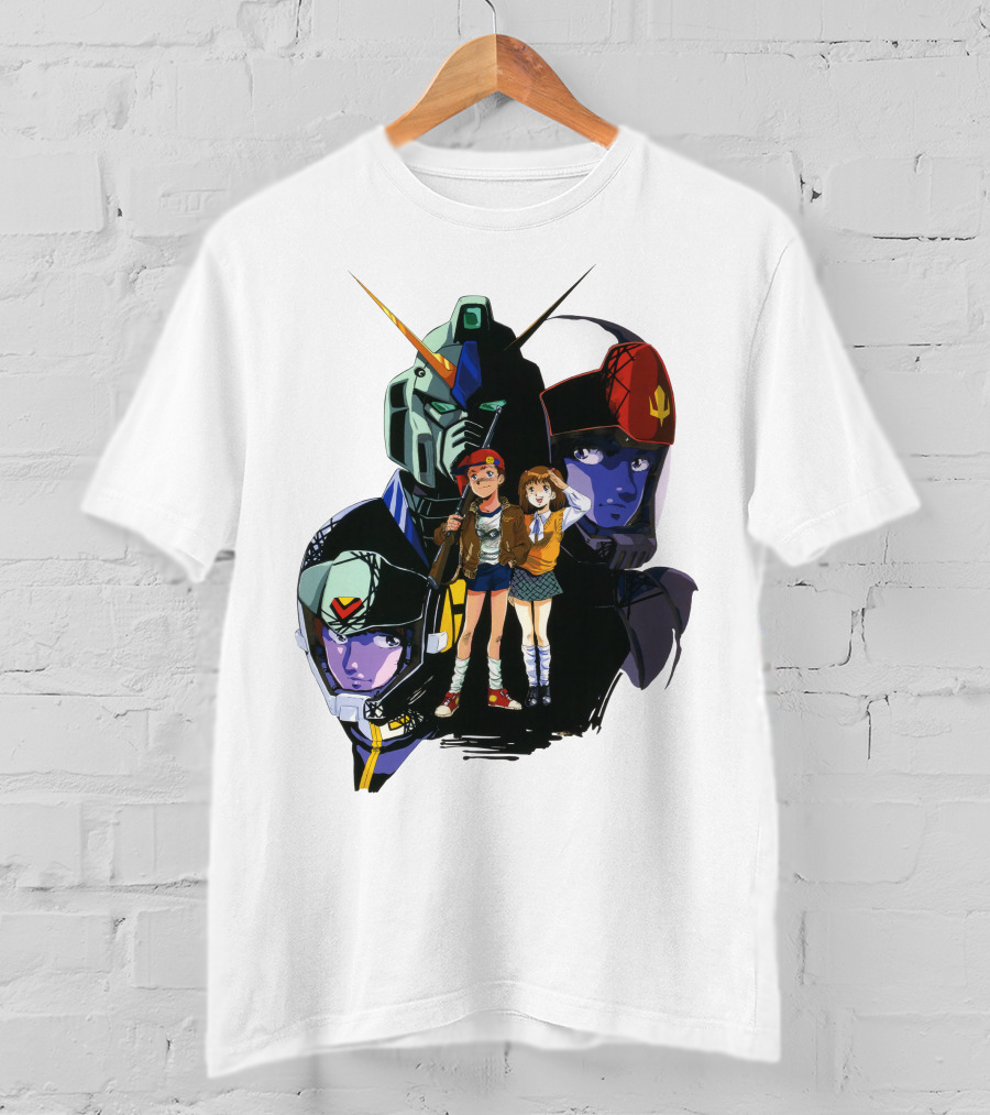Mobile Suit Gundam Iconic Characters And Mecha Compilation T-Shirt