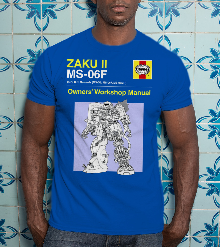ZAKU II MS-06F 0079 U.C. Onwards Owners' Workshop Manual T-Shirt