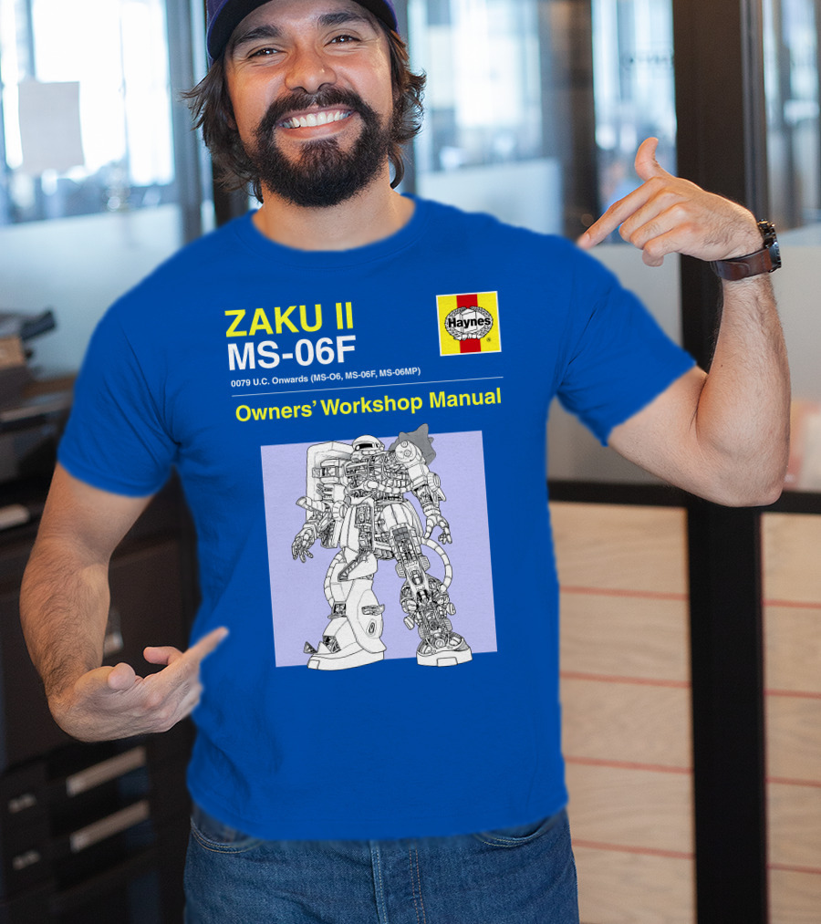 ZAKU II MS-06F 0079 U.C. Onwards Owners' Workshop Manual T-Shirt
