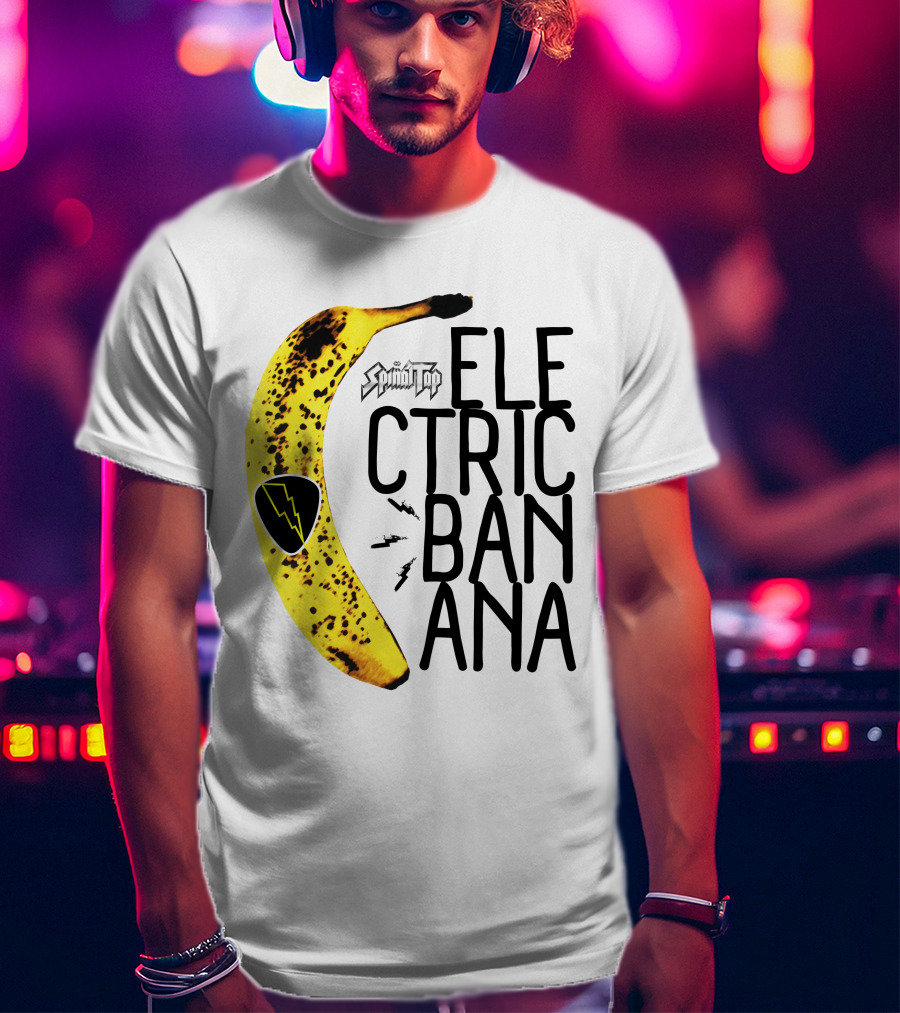 Spinal Tap Electric Banana With Lightning Bolt T-Shirt