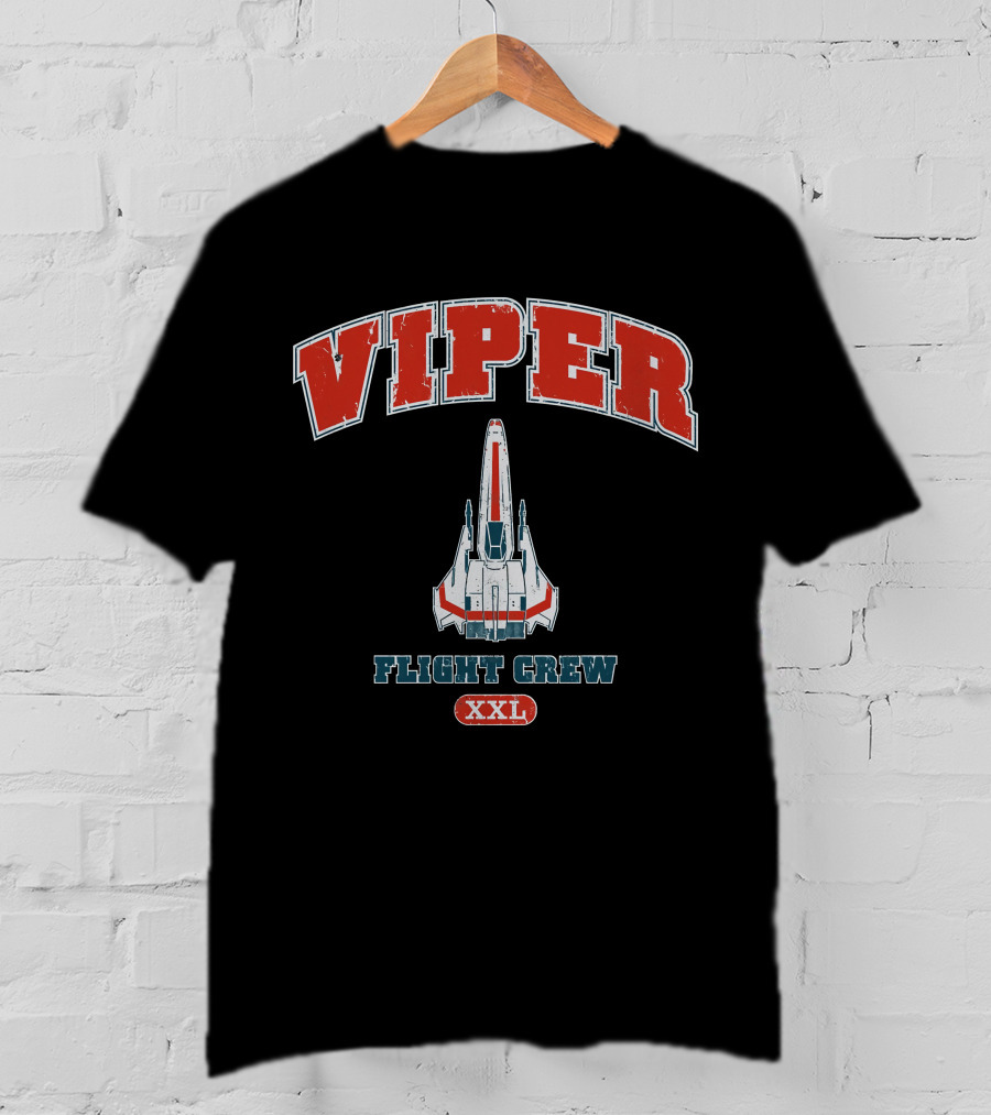 Viper Flight Crew XXL Battlestar Viper T-Shirt