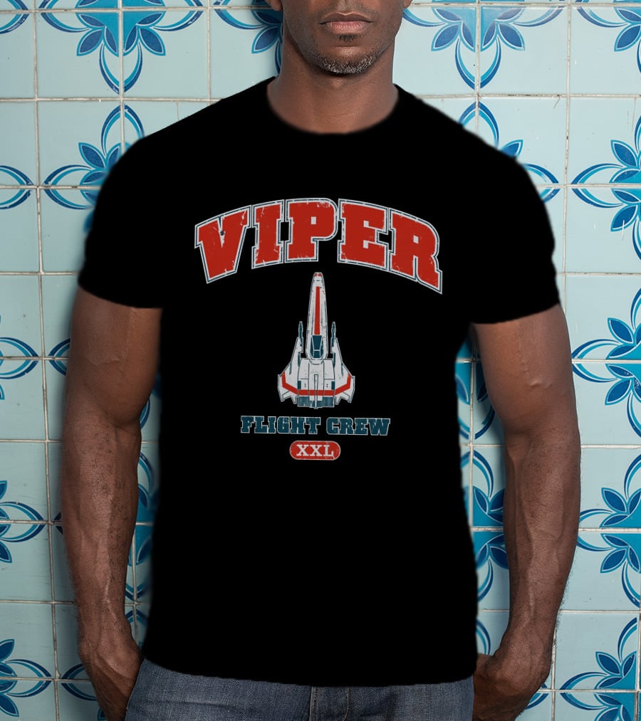 Viper Flight Crew XXL Battlestar Viper T-Shirt