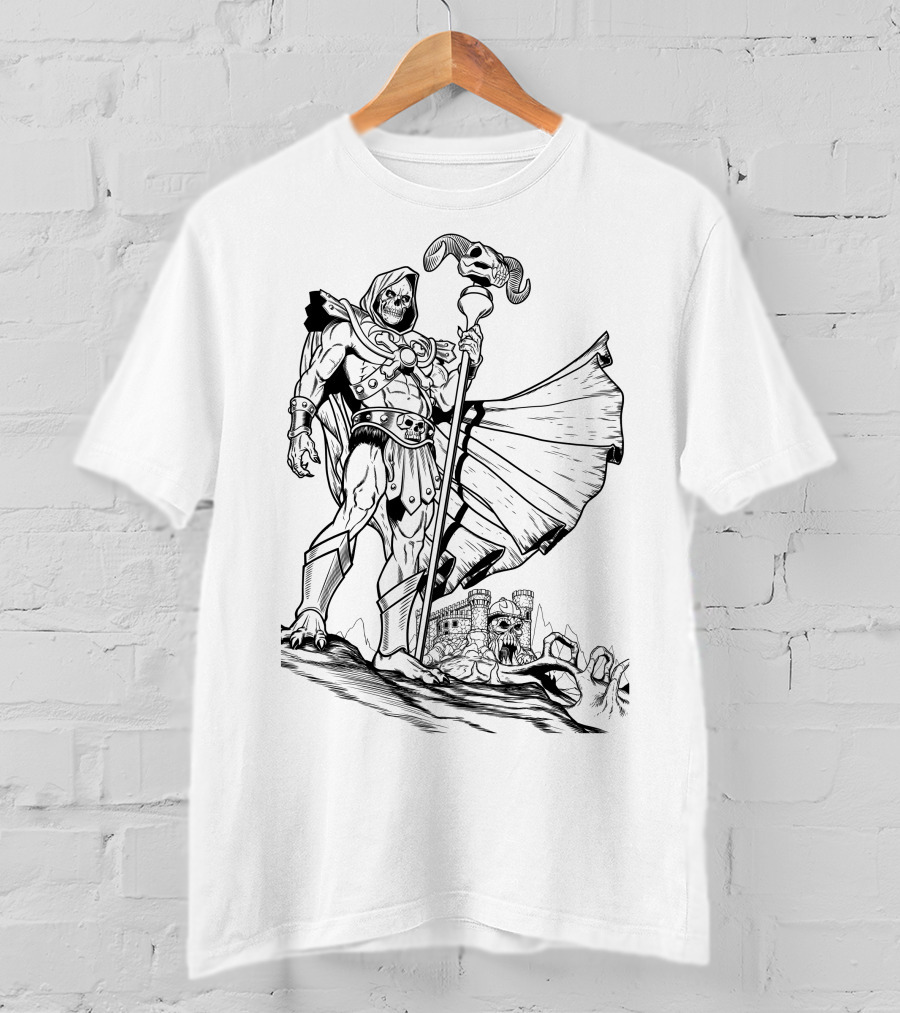Skeletor 15 Masters Of The Universe Villain Castle Grayskull Image T-Shirt