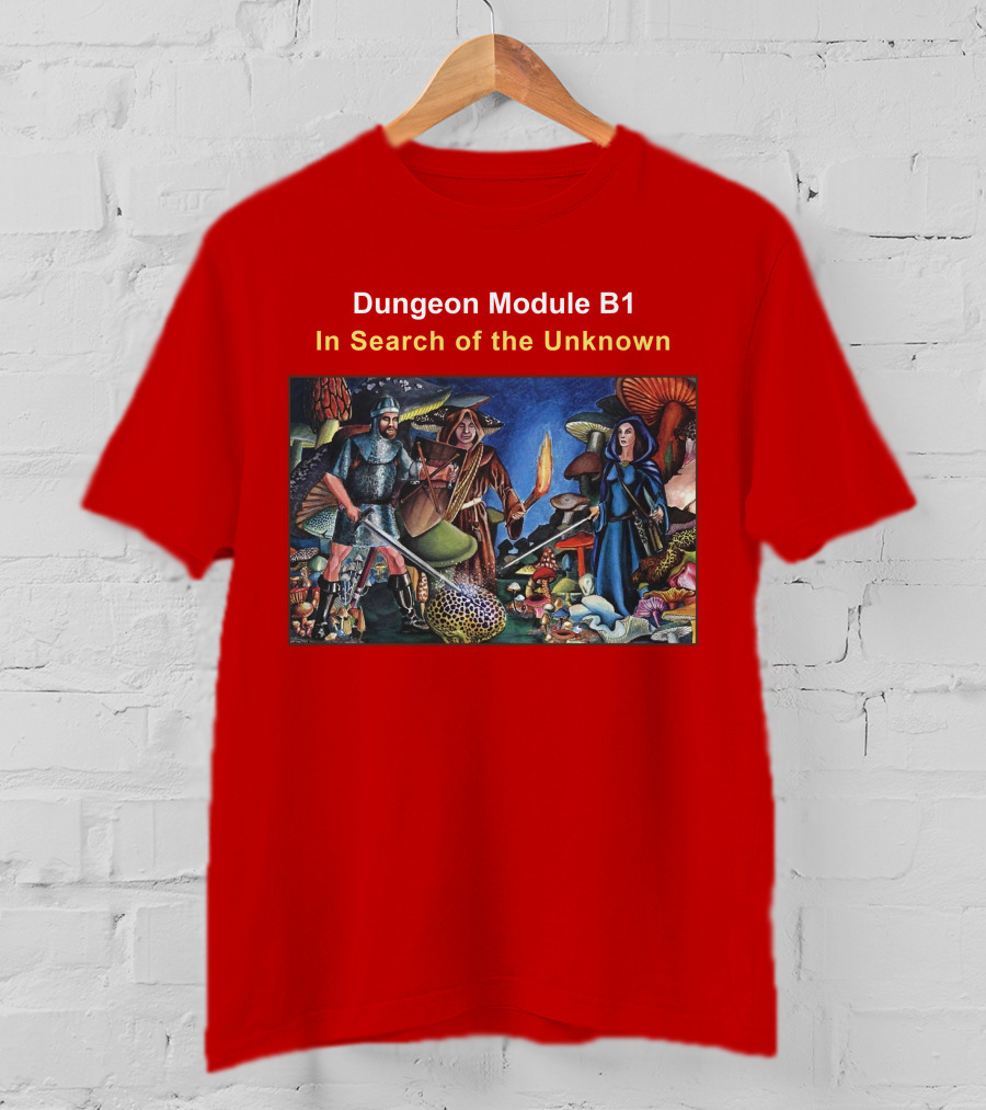 Dungeon Module B1 In Search Of The Unknown DND ISU T-Shirt
