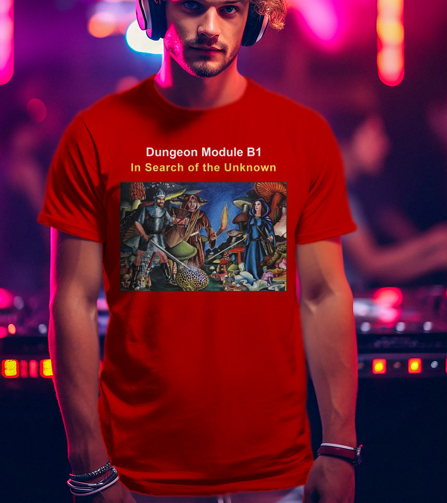 Dungeon Module B1 In Search Of The Unknown DND ISU T-Shirt