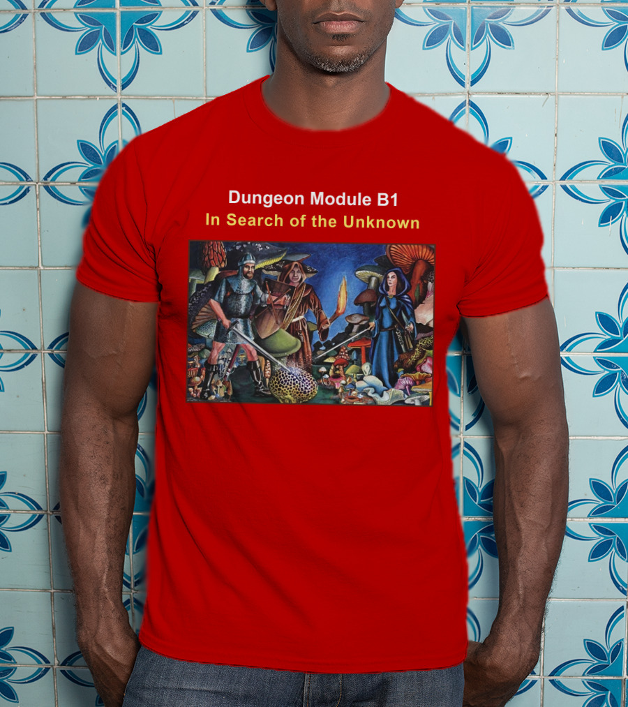 Dungeon Module B1 In Search Of The Unknown DND ISU T-Shirt