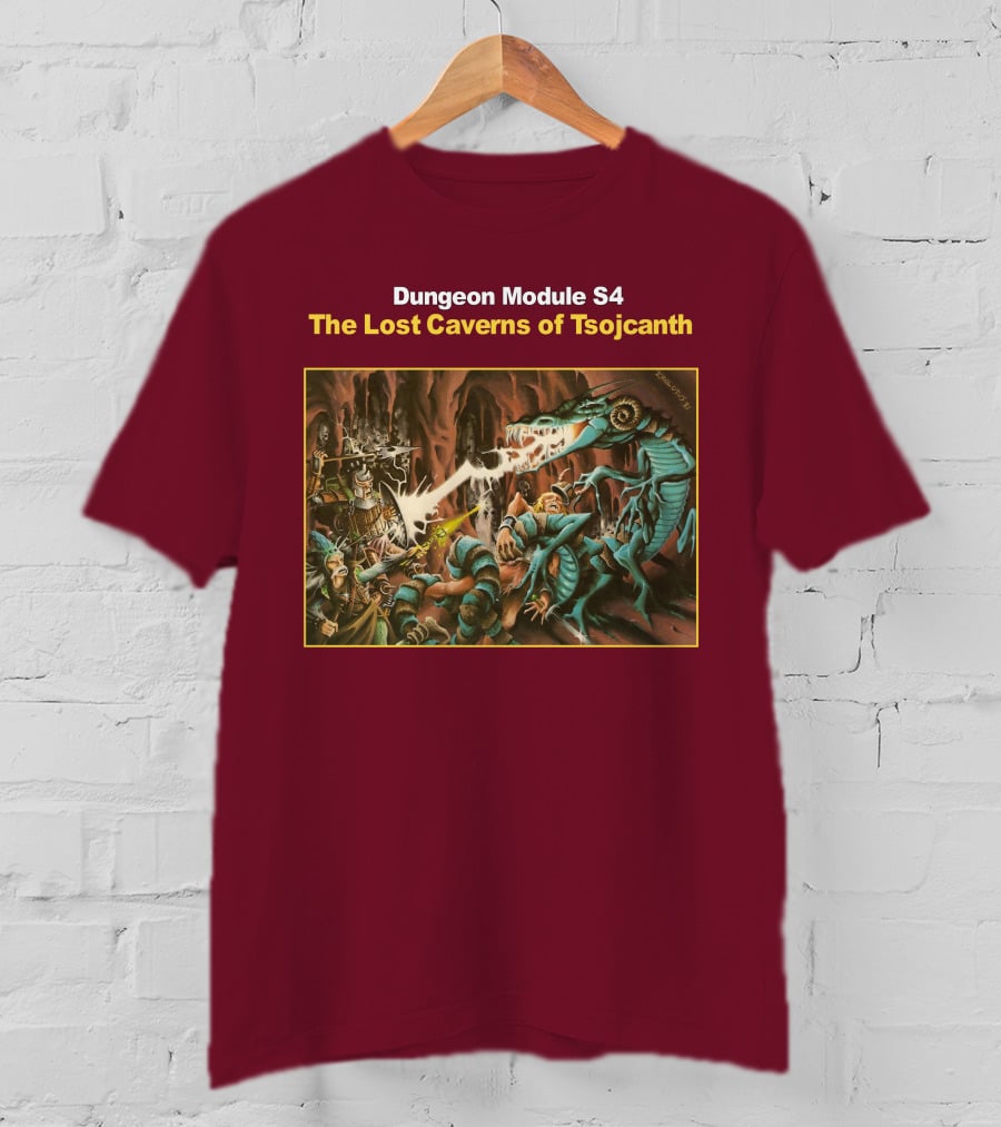 Dungeon Module S4 The Lost Caverns Of Tsojcanth T-Shirt