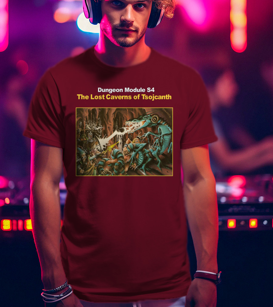 Dungeon Module S4 The Lost Caverns Of Tsojcanth T-Shirt