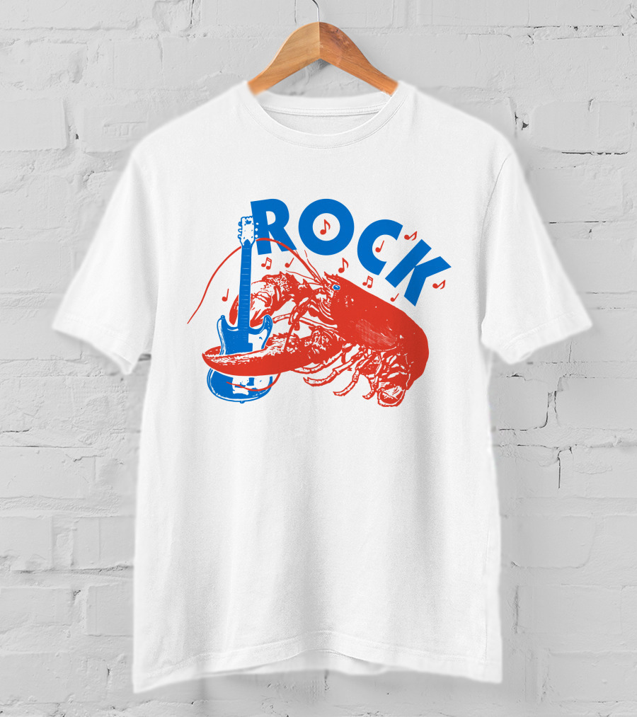 The B-52's Rock Lobster Guitar Music Fun T-Shirt