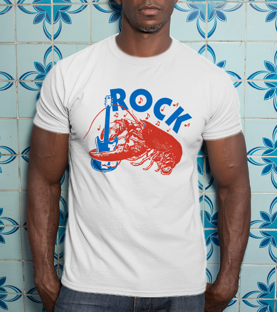 The B-52's Rock Lobster Guitar Music Fun T-Shirt