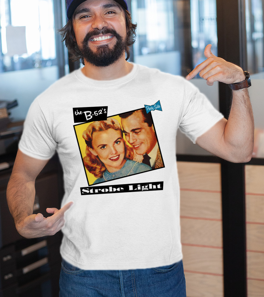 The B-52's Strobe Light Party Side T-Shirt