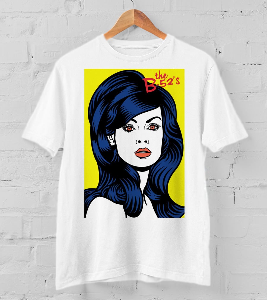 The B-52's Bold Pop Art Woman T-Shirt
