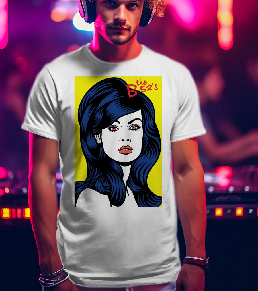 The B-52's Bold Pop Art Woman T-Shirt