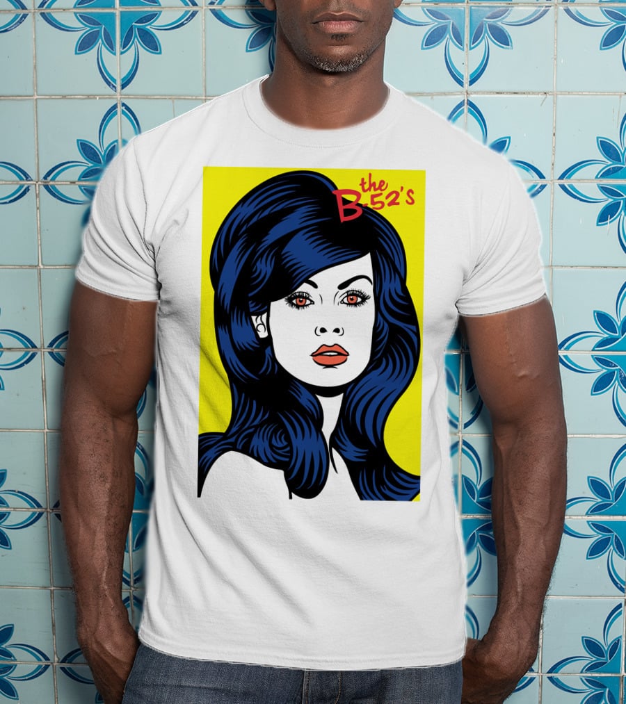The B-52's Bold Pop Art Woman T-Shirt