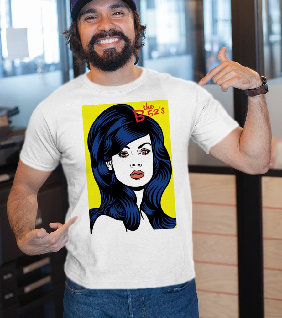 The B-52's Bold Pop Art Woman T-Shirt