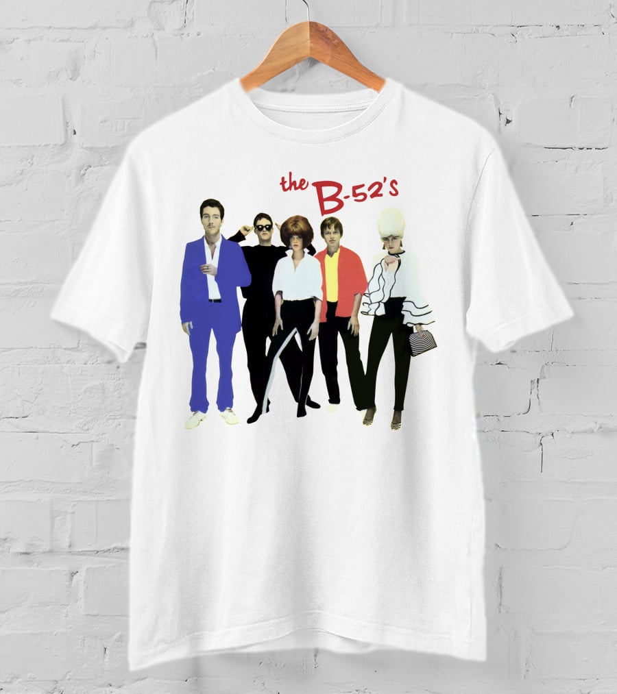 The B-52's Album Cover Band Members In Iconic Attire T-Shirt