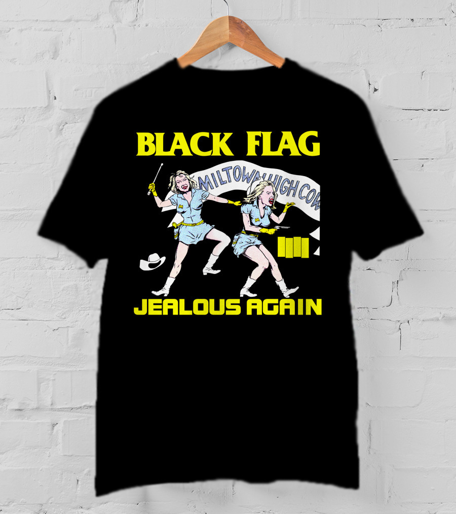 BLACK FLAG Miltow High Command Jealous Again T-Shirt