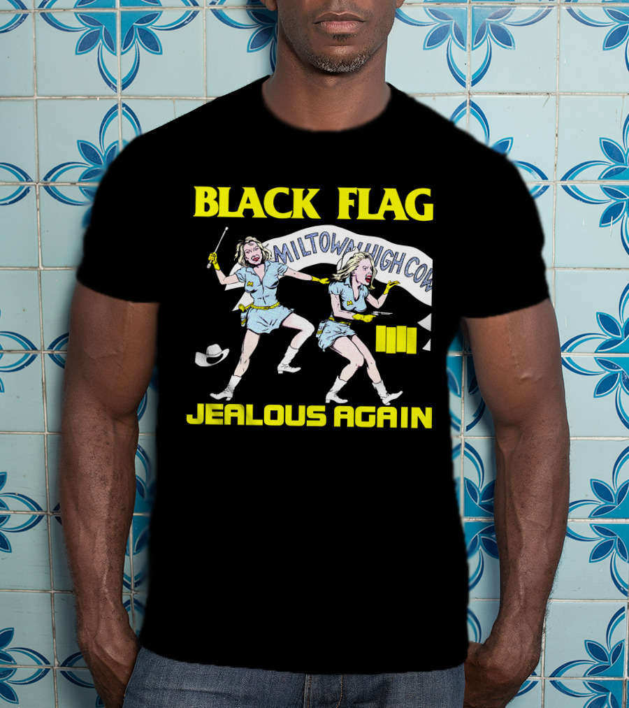 BLACK FLAG Miltow High Command Jealous Again T-Shirt