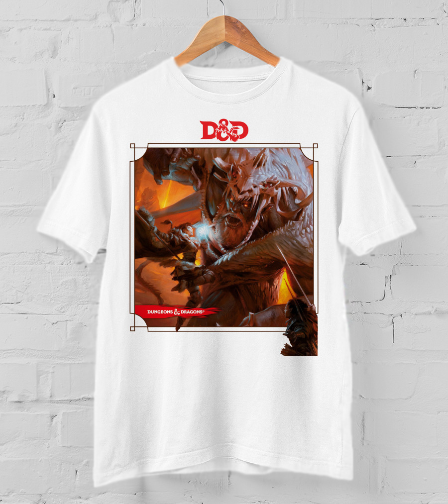 Dungeons And Dragons Epic Battle Scene DnD T-Shirt
