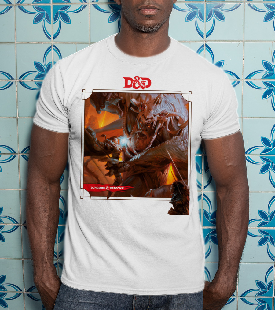 Dungeons And Dragons Epic Battle Scene DnD T-Shirt
