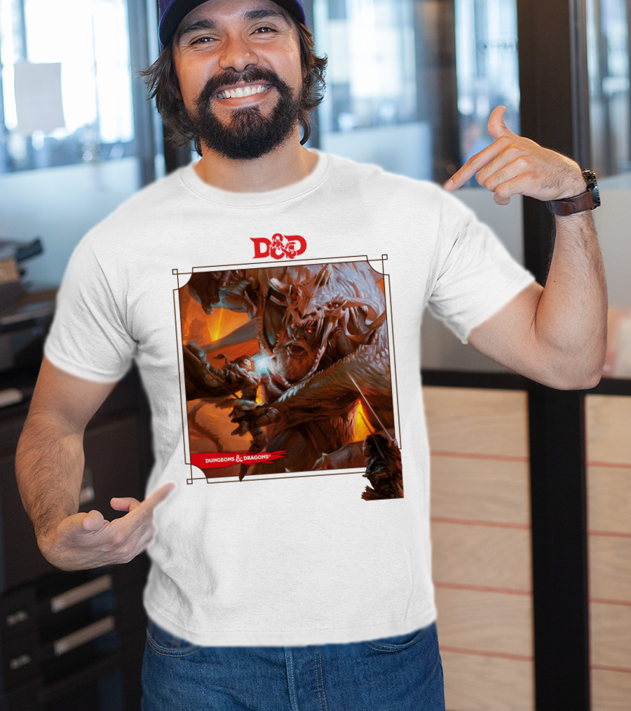 Dungeons And Dragons Epic Battle Scene DnD T-Shirt