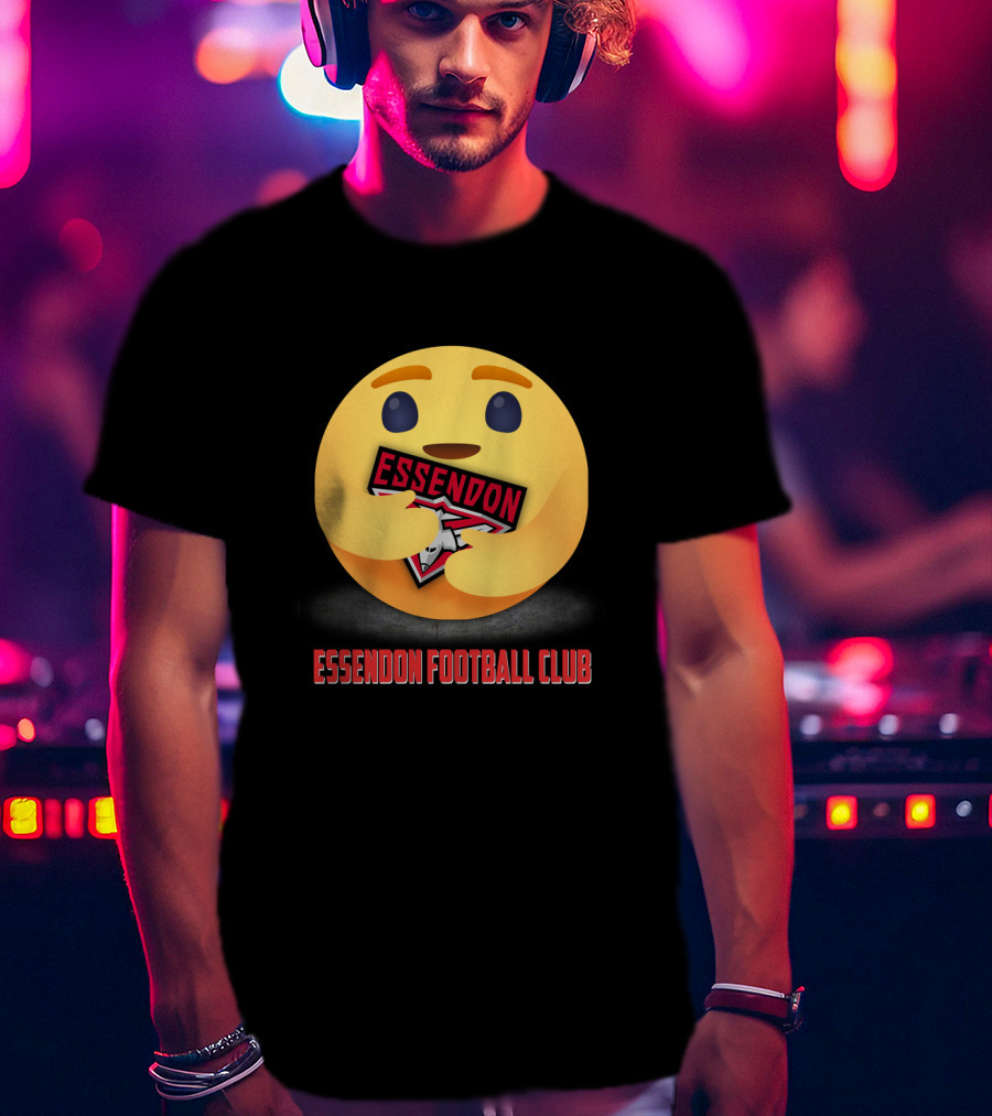 Essendon Football Club Emoji Holding T-Shirt