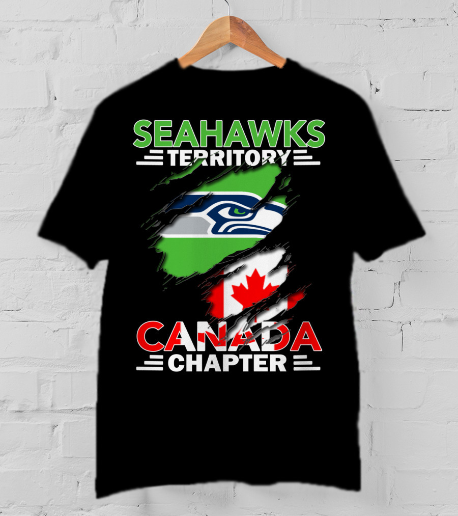 Seattle Seahawks Territory Canada Chapter Fan T-Shirt