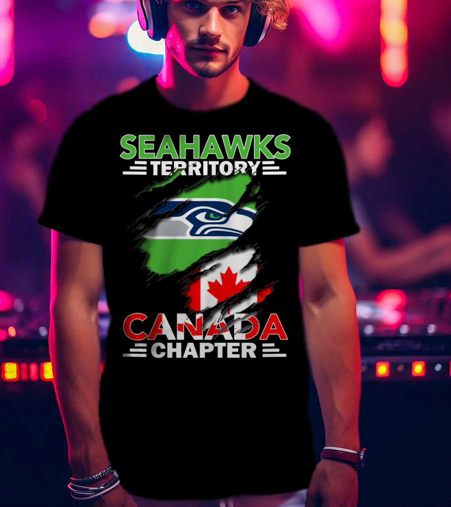 Seattle Seahawks Territory Canada Chapter Fan T-Shirt