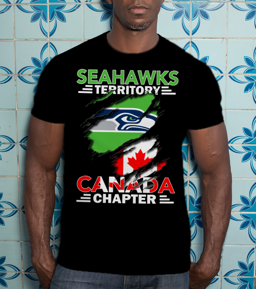 Seattle Seahawks Territory Canada Chapter Fan T-Shirt