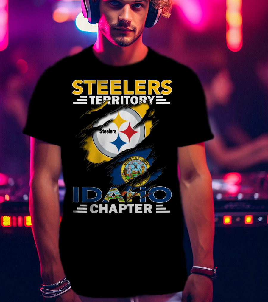 Steelers Territory Idaho Chapter Nfl Fandom Sports Team Pride T-Shirt