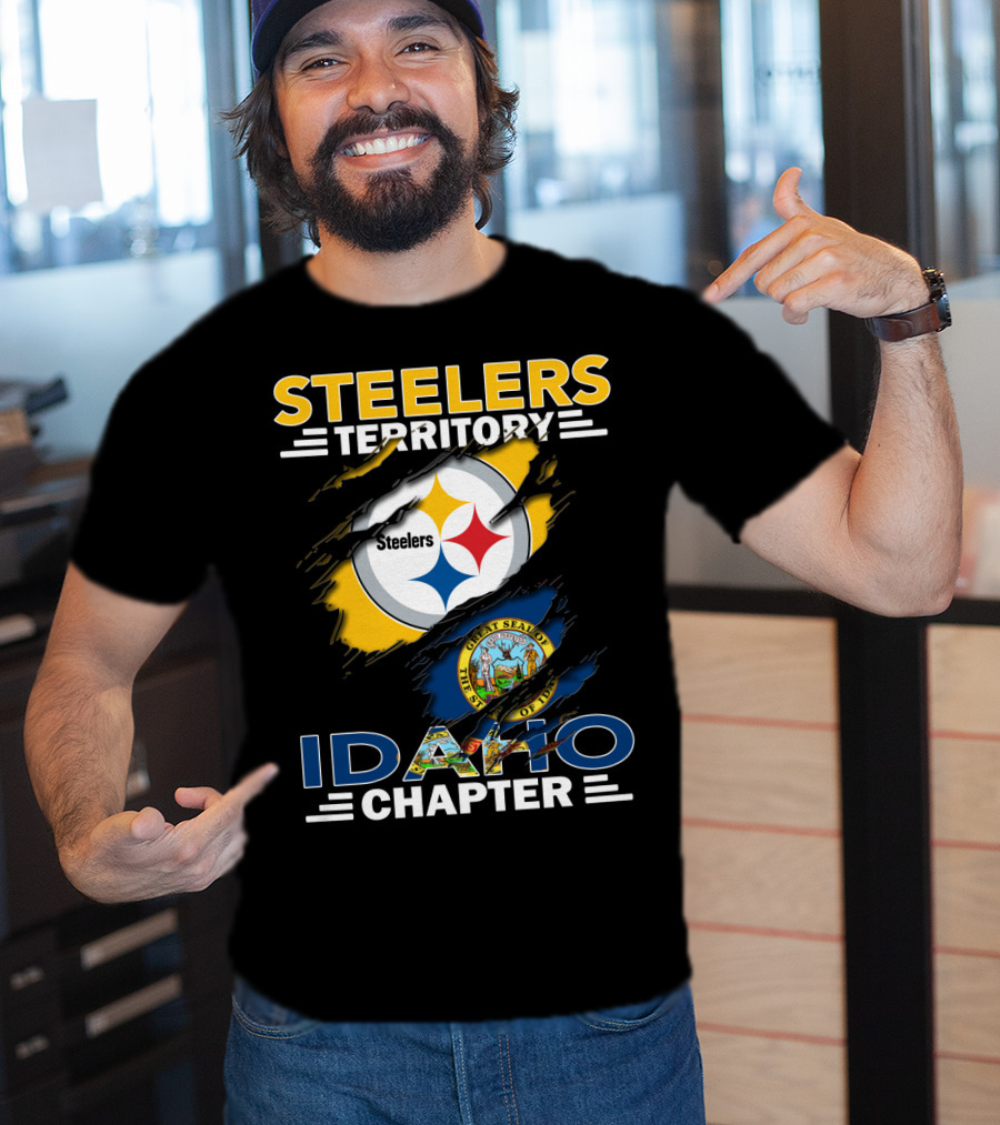 Steelers Territory Idaho Chapter Nfl Fandom Sports Team Pride T-Shirt
