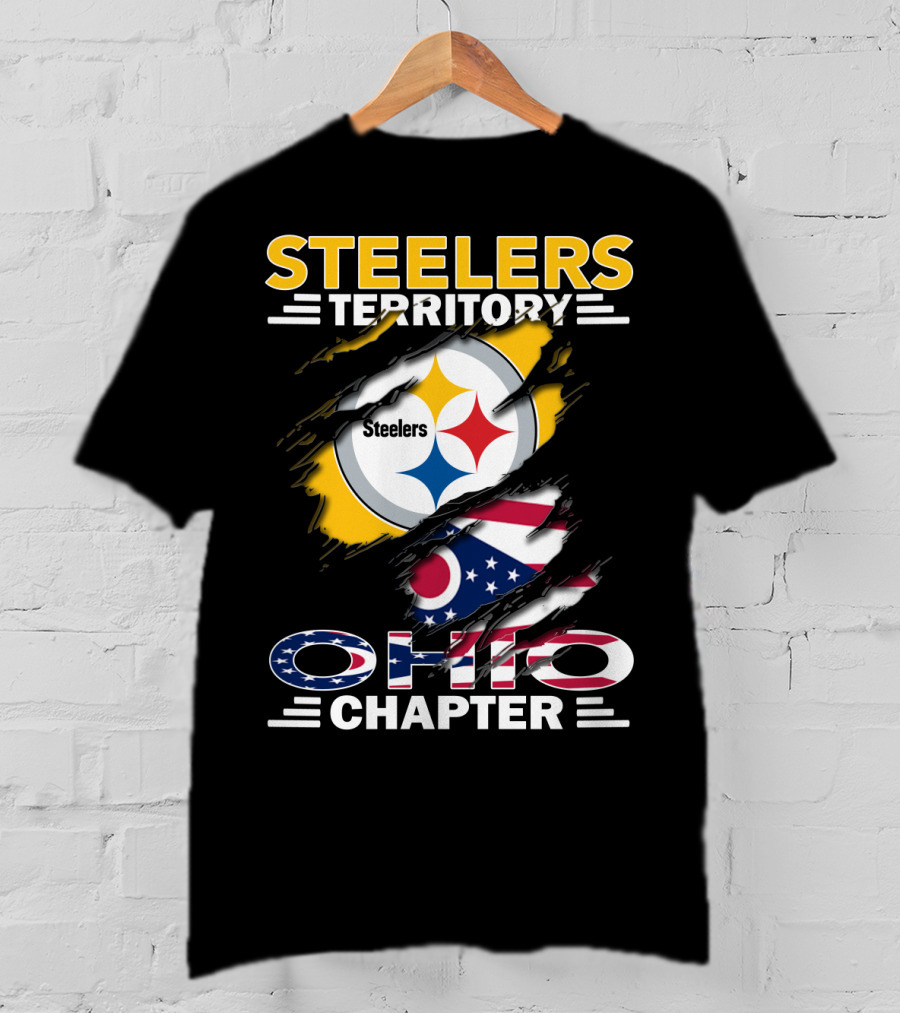 Steelers Territory Ohio Chapter Flag T-Shirt