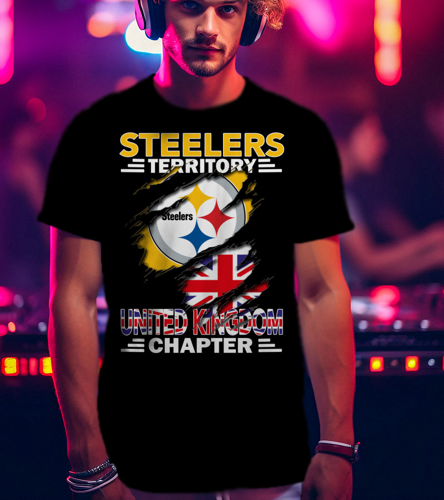 Steelers Territory Steelers Logo United Kingdom Chapter T-Shirt