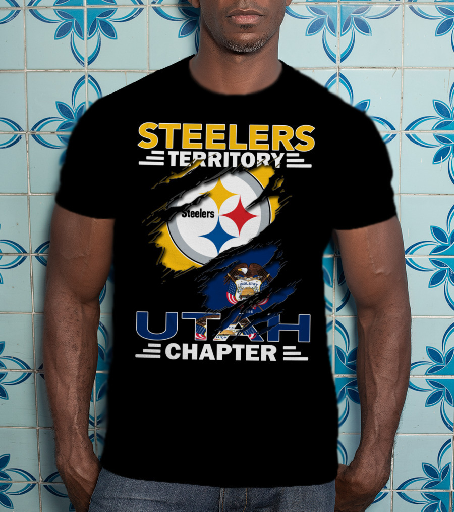 Steelers Territory Utah Chapter Steelers State Seal T-Shirt
