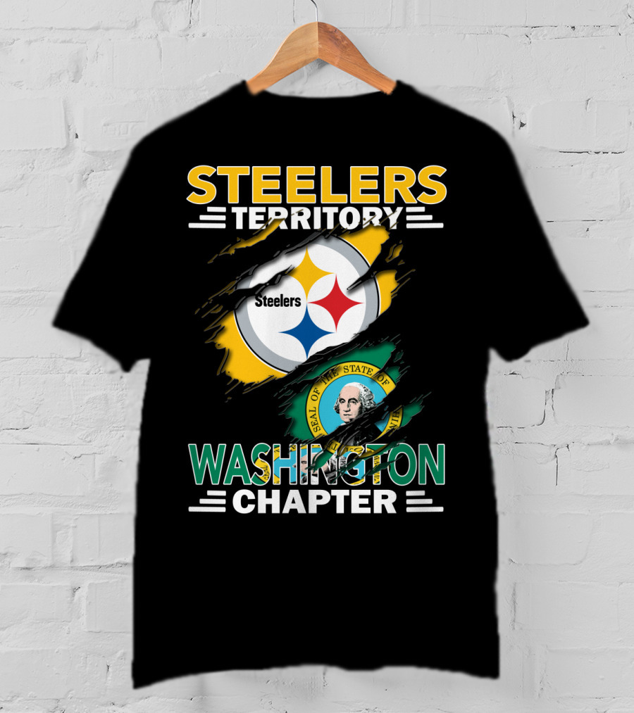 Steelers Territory Washington Chapter Seal T-Shirt