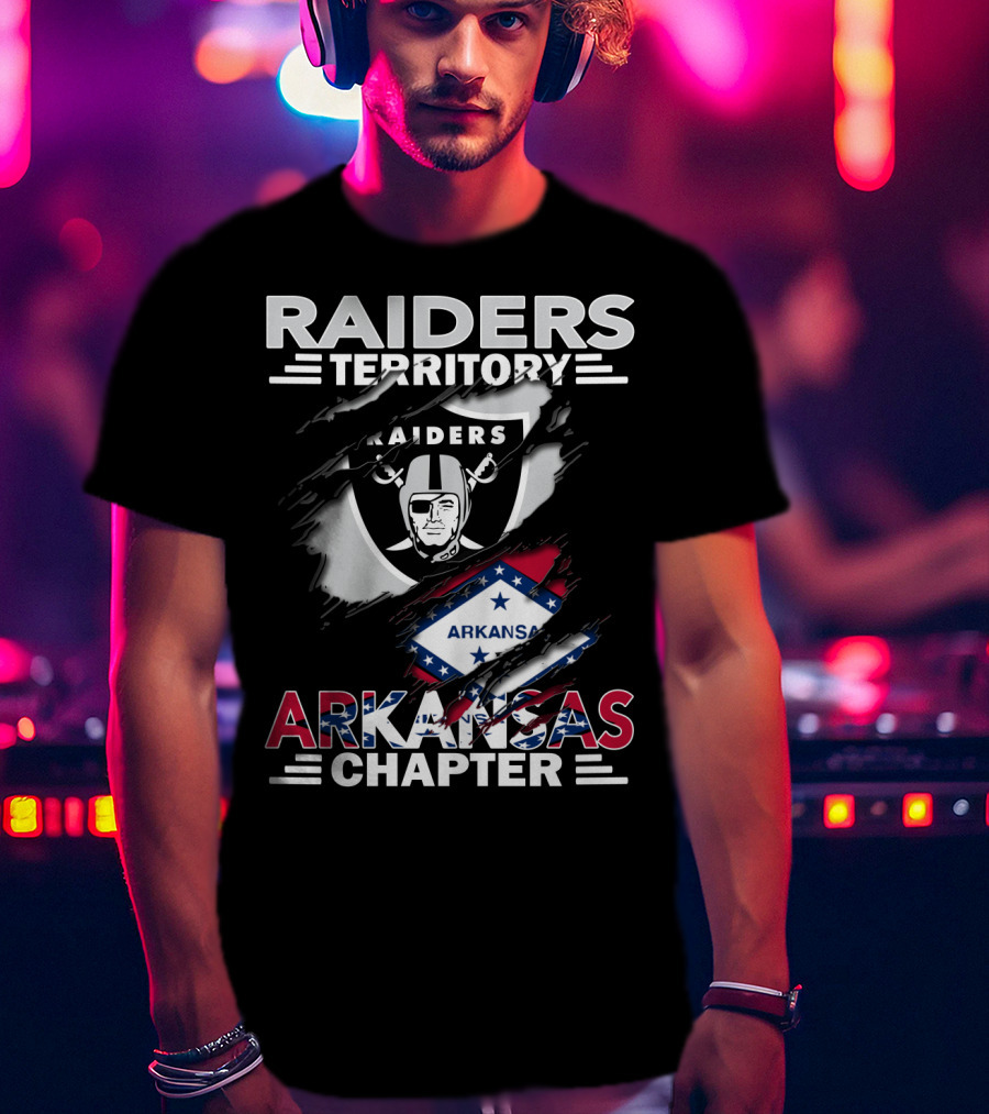 Raiders Territory Arkansas Chapter Flag T-Shirt