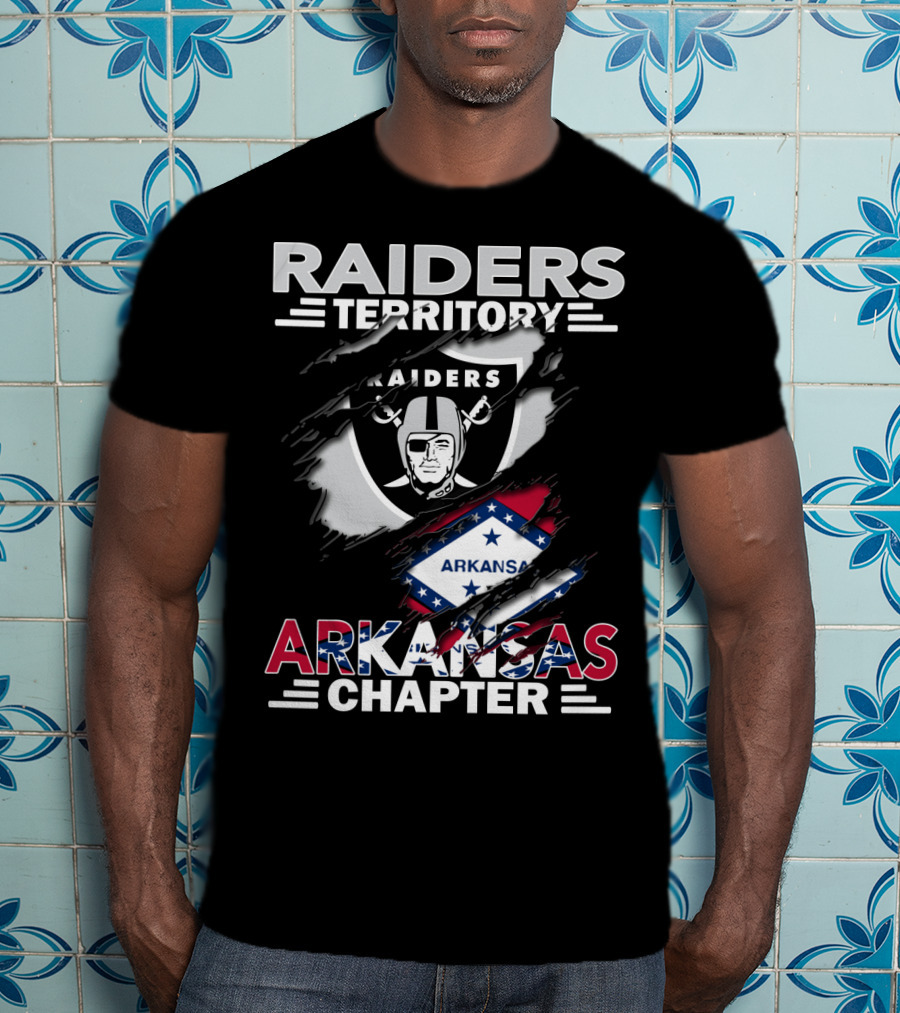 Raiders Territory Arkansas Chapter Flag T-Shirt