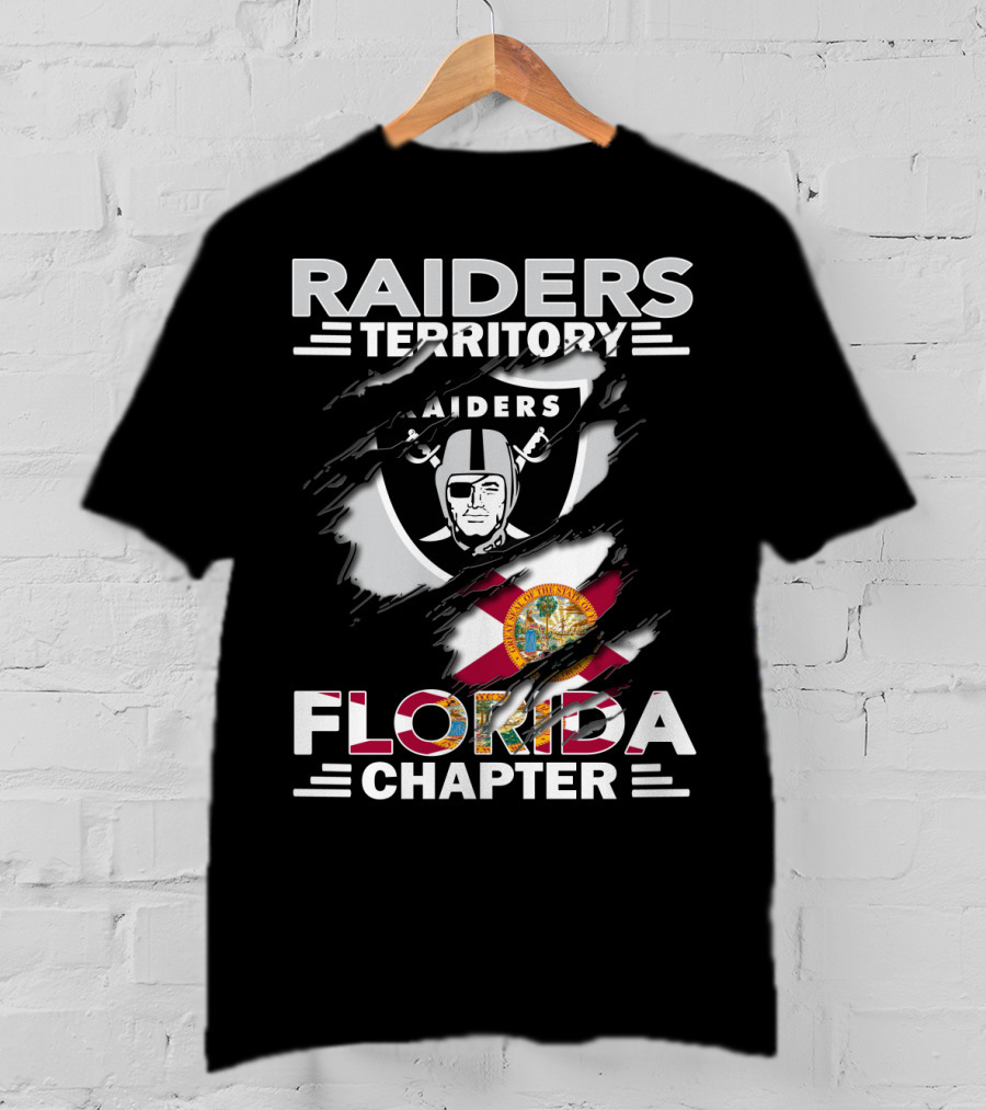 Raiders Territory Florida Chapter State Flag T-Shirt